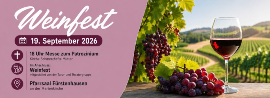 Weinfest Fürstenhausen 19.09.26